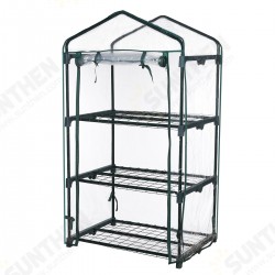 3 Tier 27X19X50inch PVC Garden Greenhouse Cover Waterproof Protects Plants Flowers Planting Heat Proof Cold Proof 3 Tier 27X19X50inch PVC Garden Greenhouse Cover Waterproof Protects Plants Flowers Planting Heat Proof Cold Proof