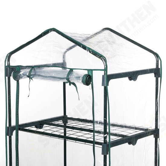 3 Tier 27X19X50inch PVC Garden Greenhouse Cover Waterproof Protects Plants Flowers Planting Heat Proof Cold Proof