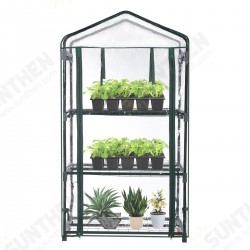 3 Tier 27X19X50inch PVC Garden Greenhouse Cover Waterproof Protects Plants Flowers Planting Heat Proof Cold Proof 3 Tier 27X19X50inch PVC Garden Greenhouse Cover Waterproof Protects Plants Flowers Planting Heat Proof Cold Proof