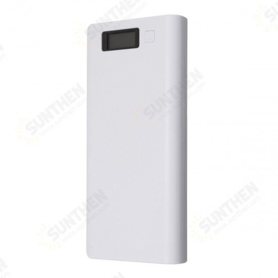 30000mAh LCD Display Power Bank Case DIY Portable Charger Dual USB Charging Battery 8x18650