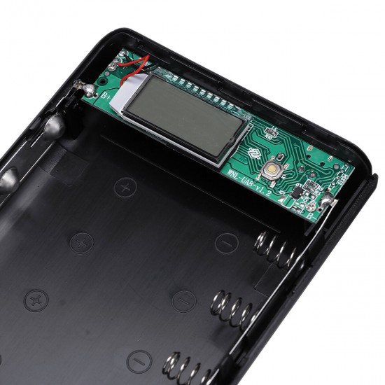 30000mAh LCD Display Power Bank Case DIY Portable Charger Dual USB Charging Battery 8x18650