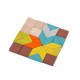 3D Wood Blocks Toys Kids Intelligence Development Tangram Early Education Block Jigsaw