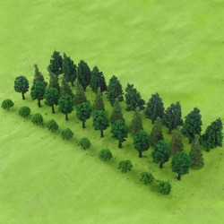 40PCS Tree Model DIY Building Sand Table Landscape Modelling Material 40PCS Tree Model DIY Building Sand Table Landscape Modelling Material