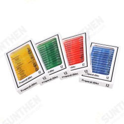 48Pcs/Set Four Colors Plastic Board Bio Slices Children's Microscope Accessories 48Pcs/Set Four Colors Plastic Board Bio Slices Children's Microscope Accessories