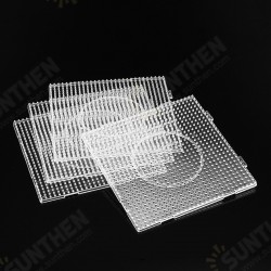 4Pcs Practical PE Clear Square Large Pegboards Board Perlers Bead Template Child Kids Toys Gift 4Pcs Practical PE Clear Square Large Pegboards Board Perlers Bead Template Child Kids Toys Gift