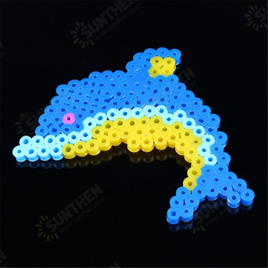 4Pcs Practical PE Clear Square Large Pegboards Board Perlers Bead Template Child Kids Toys Gift