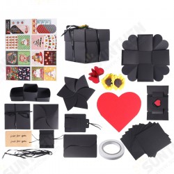 5 Layer Square Surprise Explosion Card Box DIY Photo Album Memory Scrapbook 5 Layer Square Surprise Explosion Card Box DIY Photo Album Memory Scrapbook