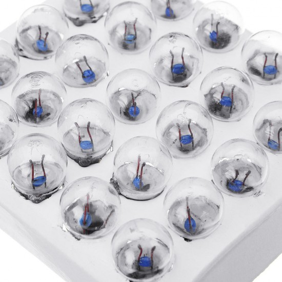 50Pcs/Box 2.5V Miniature Mini Light Bulb Lamp Screw Bulb Physical Experiment Model Student Teaching