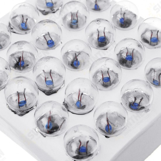 50Pcs/Box 2.5V Miniature Mini Light Bulb Lamp Screw Bulb Physical Experiment Model Student Teaching