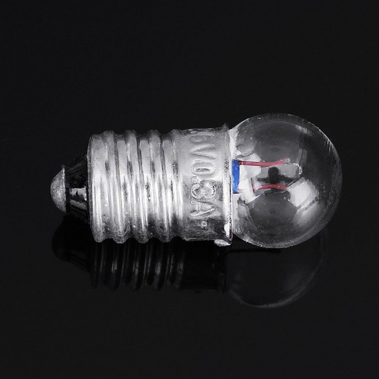 50Pcs/Box 2.5V Miniature Mini Light Bulb Lamp Screw Bulb Physical Experiment Model Student Teaching