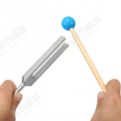 528HZ Aluminum Tuning Fork Chakra Hammer Ball Diagnostic Mallet Set 528HZ Aluminum Tuning Fork Chakra Hammer Ball Diagnostic Mallet Set