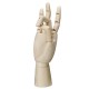 7/8/10/12 Inch Wooden Hand Body Artist Medical Model Flexible Jointed Wood Sculpture DIY Education