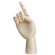 7/8/10/12 Inch Wooden Hand Body Artist Medical Model Flexible Jointed Wood Sculpture DIY Education