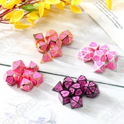 7PCS Metal Polyhedral Dices Set For Dungeons and Dragons Dice Desktop RPG Game 7PCS Metal Polyhedral Dices Set For Dungeons and Dragons Dice Desktop RPG Game