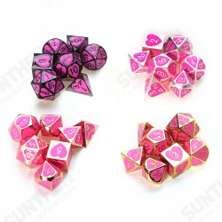 7PCS Metal Polyhedral Dices Set For Dungeons and Dragons Dice Desktop RPG Game 7PCS Metal Polyhedral Dices Set For Dungeons and Dragons Dice Desktop RPG Game