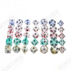 7PCS Polyhedral Dices Set For DND Dungeons & Dragons Dice Desktop RPG Game 7PCS Polyhedral Dices Set For DND Dungeons & Dragons Dice Desktop RPG Game