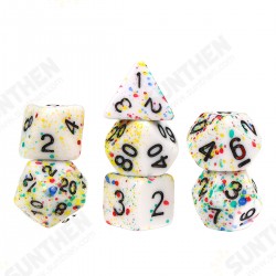 7PCS Polyhedral Dices Set For DND Dungeons & Dragons Dice Desktop RPG Game 7PCS Polyhedral Dices Set For DND Dungeons & Dragons Dice Desktop RPG Game