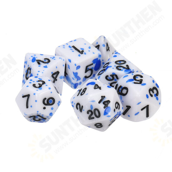 7PCS Polyhedral Dices Set For DND Dungeons & Dragons Dice Desktop RPG Game