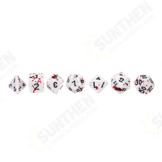 7PCS Polyhedral Dices Set For DND Dungeons & Dragons Dice Desktop RPG Game