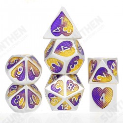 7Pcs Zinc Alloy Polyhedral Dices for Dungeons & Dragons D20 D12 D10 D8 D6 D4 Desktop Games 7Pcs Zinc Alloy Polyhedral Dices for Dungeons & Dragons D20 D12 D10 D8 D6 D4 Desktop Games