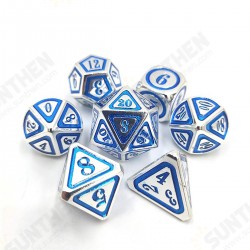 7Pcs/Set Metal Polyhedral Dices Set Role Playing Dungeons and Dragons Bag Bar Party Table Games Dice 7Pcs/Set Metal Polyhedral Dices Set Role Playing Dungeons and Dragons Bag Bar Party Table Games Dice