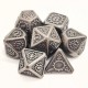 7Pcs/set Classic Zinc Alloy Metal Polyhedral Dices Dad Rpg Dungeons and Dragons Role Playing Toys Game