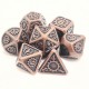 7Pcs/set Classic Zinc Alloy Metal Polyhedral Dices Dad Rpg Dungeons and Dragons Role Playing Toys Game