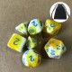 7pcs Polyhedral Dices TRPG Game Dungeons And Dragons Dices with Storage Bag