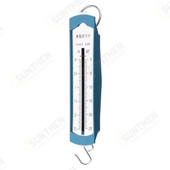 8Pcs Lab Spring Balance Hook Weight Set Force Meter Gauge Dual Scale Spring Dynamometer 1N 2.5N 5N 10N