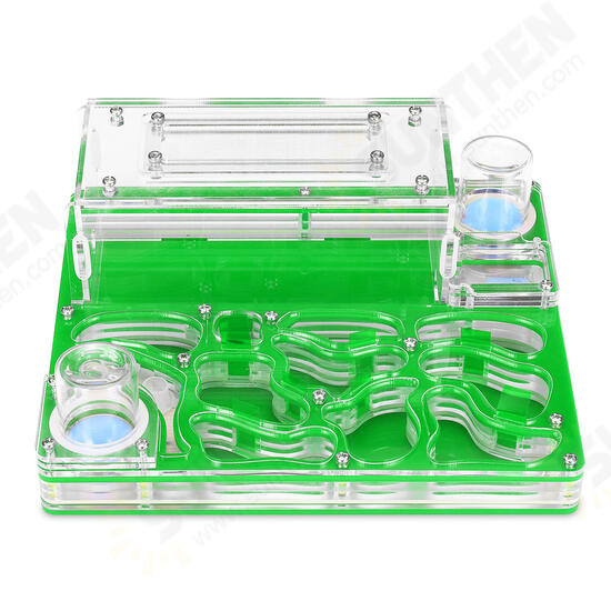 Acrylic Maze Ant Farm Works Workshop Live Habitat Feeding Nest Kids Educational Toys Gift