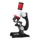 Biological Microscope Monocular Lab Science 100X 400X 1200X Educational Kids Toy