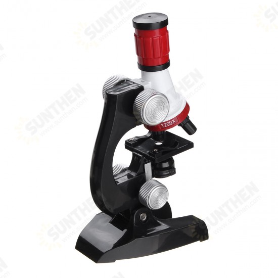 Biological Microscope Monocular Lab Science 100X 400X 1200X Educational Kids Toy