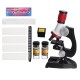 Biological Microscope Monocular Lab Science 100X 400X 1200X Educational Kids Toy