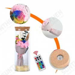 Bloom LED Rose Bottle Lamp Flower Bottles Light with Remote Control Night Light Atmostphere Gift Bloom LED Rose Bottle Lamp Flower Bottles Light with Remote Control Night Light Atmostphere Gift