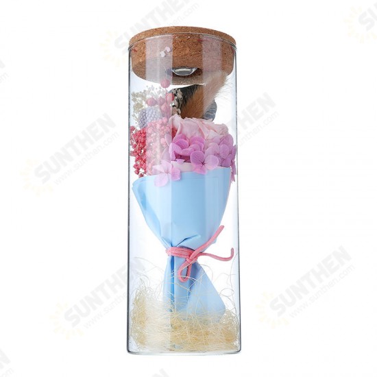 Bloom LED Rose Bottle Lamp Flower Bottles Light with Remote Control Night Light Atmostphere Gift