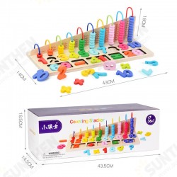 Children's Mathematics Teaching Aid Abacus Computing Frame Blocks Toys Children's Mathematics Teaching Aid Abacus Computing Frame Blocks Toys