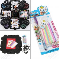 Creative DIY Manual Explosion Box Memory Scrapbook Photo Album Craft Kits Gifts Creative DIY Manual Explosion Box Memory Scrapbook Photo Album Craft Kits Gifts