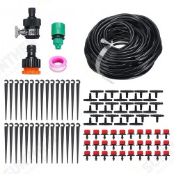DIY 25M Drip Irrigation System Self Plant 30pcs Dripper Watering Garden Hose DIY 25M Drip Irrigation System Self Plant 30pcs Dripper Watering Garden Hose