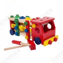 DIY Educational Toys Kids Exercise Practical Wooden IQ Game Car Assemble Building Gift Training Brain Toys DIY Educational Toys Kids Exercise Practical Wooden IQ Game Car Assemble Building Gift Training Brain Toys