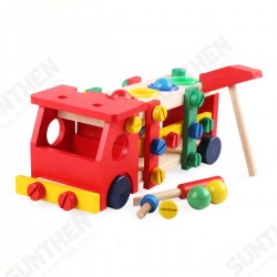 DIY Educational Toys Kids Exercise Practical Wooden IQ Game Car Assemble Building Gift Training Brain Toys DIY Educational Toys Kids Exercise Practical Wooden IQ Game Car Assemble Building Gift Training Brain Toys