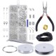 DIY Jewelry Making Starter Tools Kit Bracelet Necklace Findings Jump Ring Supplies