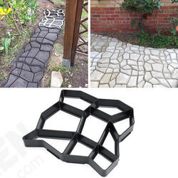 DIY Multi-function Plastic Paving Road Maker Mold Concrete Stepping Stone Cement Brick Mould DIY Multi-function Plastic Paving Road Maker Mold Concrete Stepping Stone Cement Brick Mould