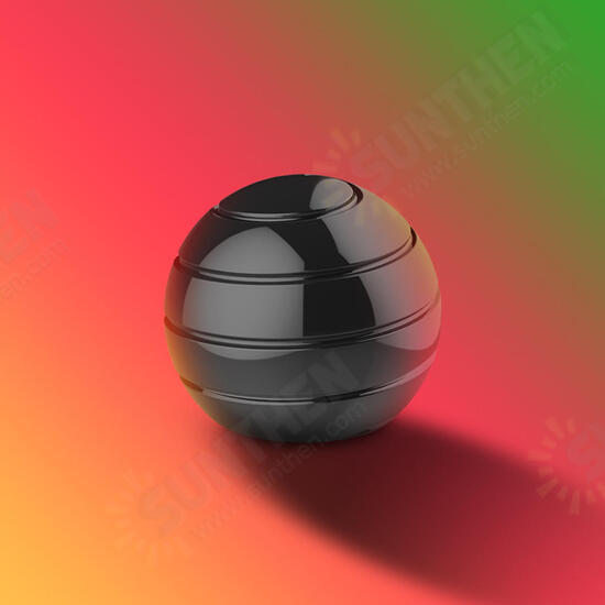 Decompression Gyroscope Rotating Ball Spherical Desk Gyro Optical Illusion Flowing Adults Toy