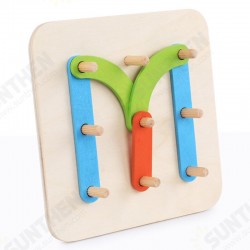 Early Education Wood 80pcs/Case Graphic Carton Colorful Building Blocks Children Toys Early Education Wood 80pcs/Case Graphic Carton Colorful Building Blocks Children Toys