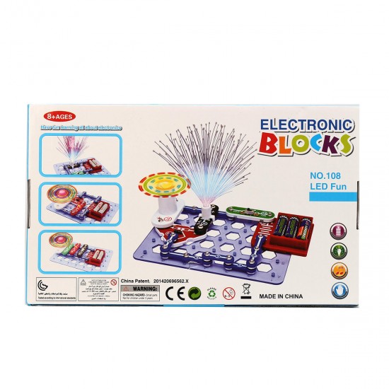 Educational Snap Circuits Electronics Discovery Blocks Kit Science Toys Kids DIY