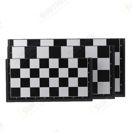 Folding Magnetic Travel Classic Chess Set Checkers Backgammon Set Vacation