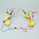 Fruit Battery Light Diode Science Kit Orange Potato Lemon Battery Physics Teaching Experiment
