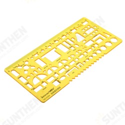 Furniture House Architecture Drainage Drawing Template KT Plastifc Ruler Interior Design Stencil Furniture House Architecture Drainage Drawing Template KT Plastifc Ruler Interior Design Stencil