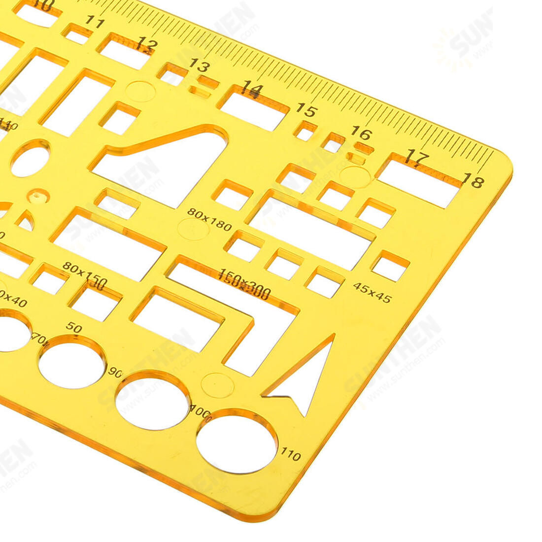 ELLISSE MODELLO DISEGNO Righello Architettura Disegno Stencil EUR 12,54 - IT