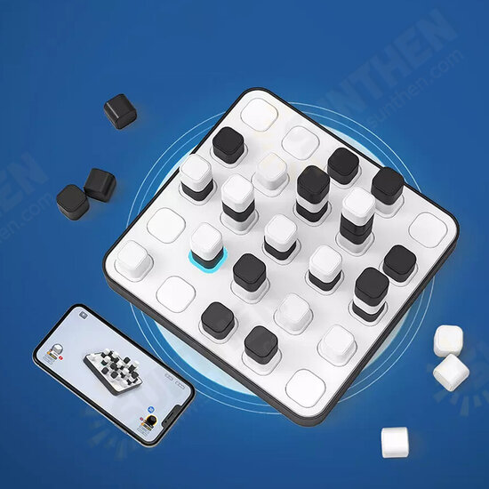 Smart Space Four Men Chess Three-dimensional Space Checkerboard bluetooth Networking Adults and Children Puzzle Games AI Battle with Light Reminder